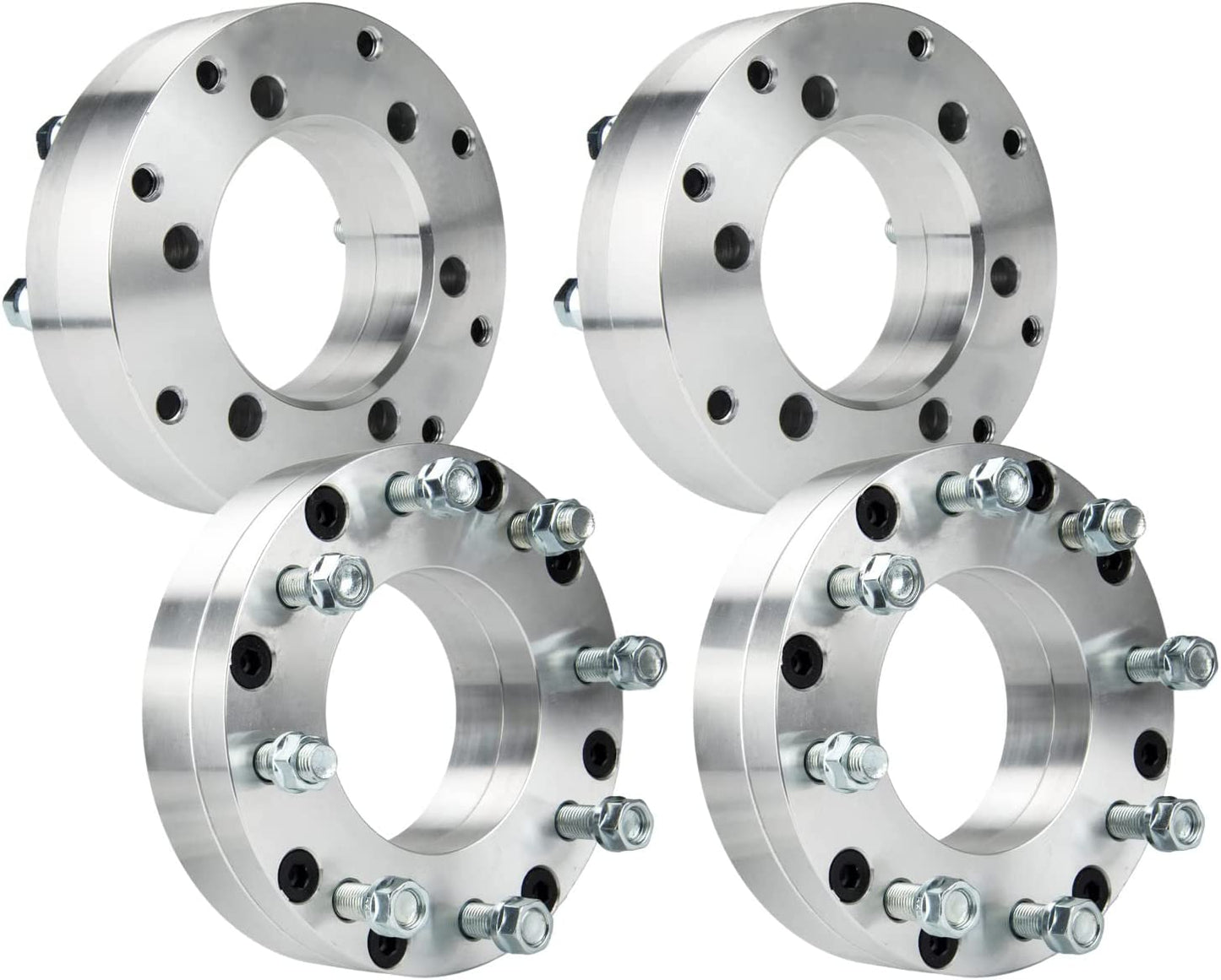 4 WHEEL ADAPTERS 6X135 TO 8x170 | USE 8 LUG FORD WHEELS ON 6 LUG FORD F-150 2" INCH 14X1.5