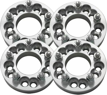 Ford Fusion Escape Wheel Spacers Adapters 5X108 To 5X120 Also Known As 5x4.25 To 5x4.75 1.25" Inch Thick 12X1.5 Studs