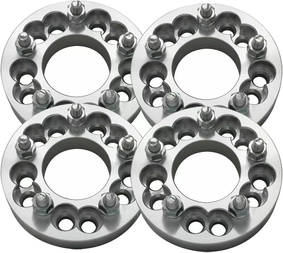 4 adaptateurs de roue entretoises 5X100 ou 5X4,25 à 5X4,75 1,25" pouces d'épaisseur 12X1,5 goujons