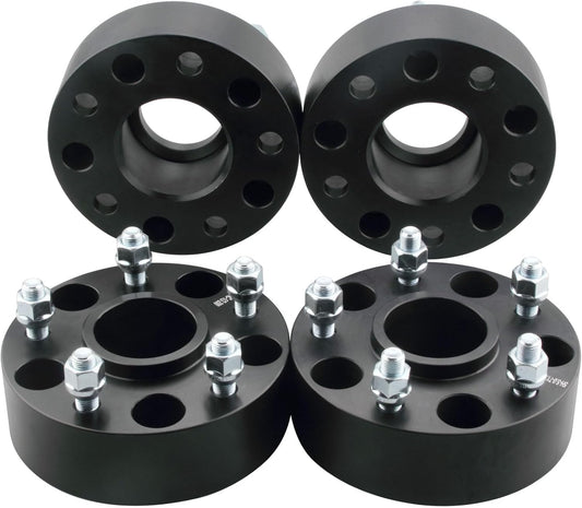 5x108 Hub Centric Wheel Spacers 14x1.5 Studs 2" Inch Thick or 50mm AKA 5x4.25 Fits Ford Lincoln Land Rover Jaguar Volvo