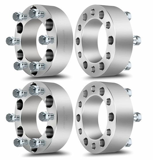 6x5.5 Wheel Spacers For Chevy Silverado GMC Sierra RAM 1500 14x1.5 Fits Chevy GMC RAM 1500 6x139.7