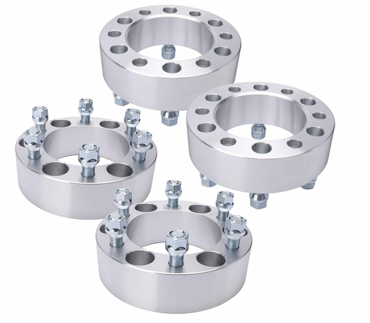 5X5.5 Jeep Wheel Spacers Adapters 2" Inch  or 50mm 1/2x20 For Cj2 Cj3 Cj4 Cj5 Cj6 Cj7 Scrambler CJ