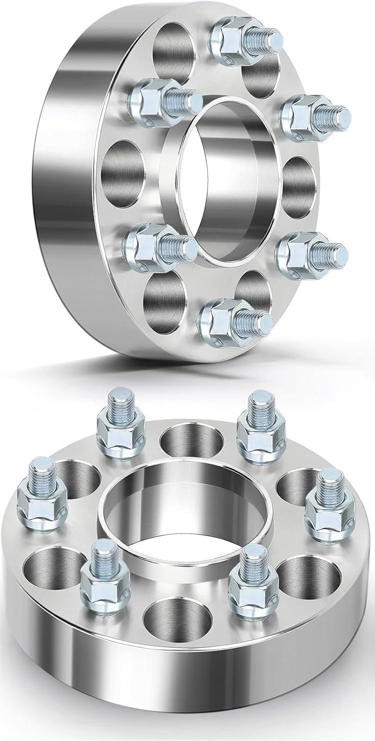 4 adaptateurs de roue 6X5,5 à 6X135 Goujons 12X1,5 de 1,5 pouce d'épaisseur convertit les roues Toyota en roues Ford