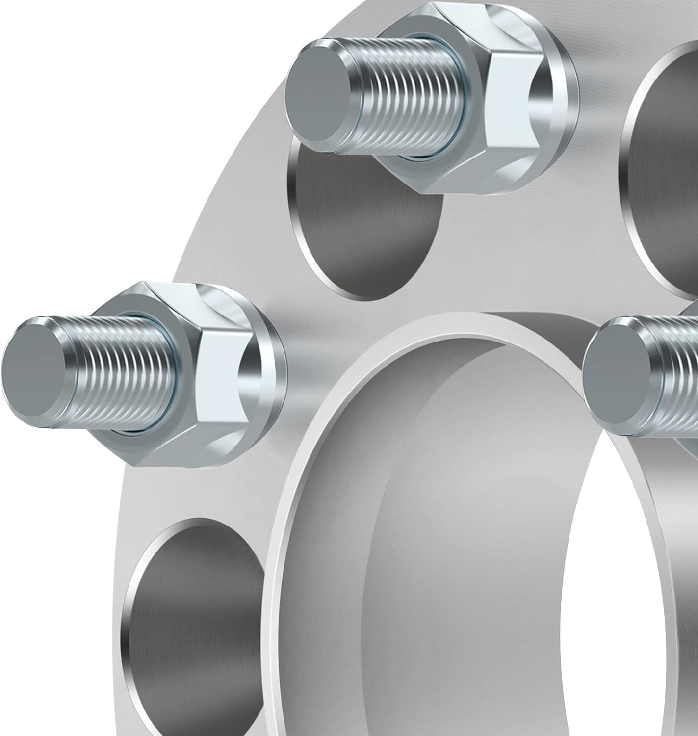 4 adaptateurs de roue 6X5,5 à 6X135 Goujons 12X1,5 de 1,5 pouce d'épaisseur convertit les roues Toyota en roues Ford
