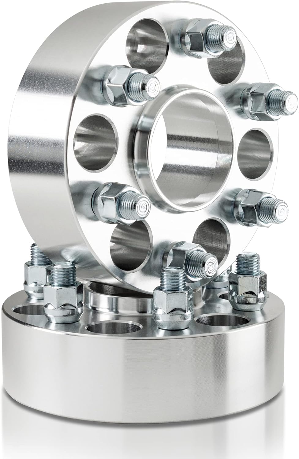 4 adaptateurs de roue 6X5,5 à 6X135 Goujons 12X1,5 de 1,5 pouce d'épaisseur convertit les roues Toyota en roues Ford