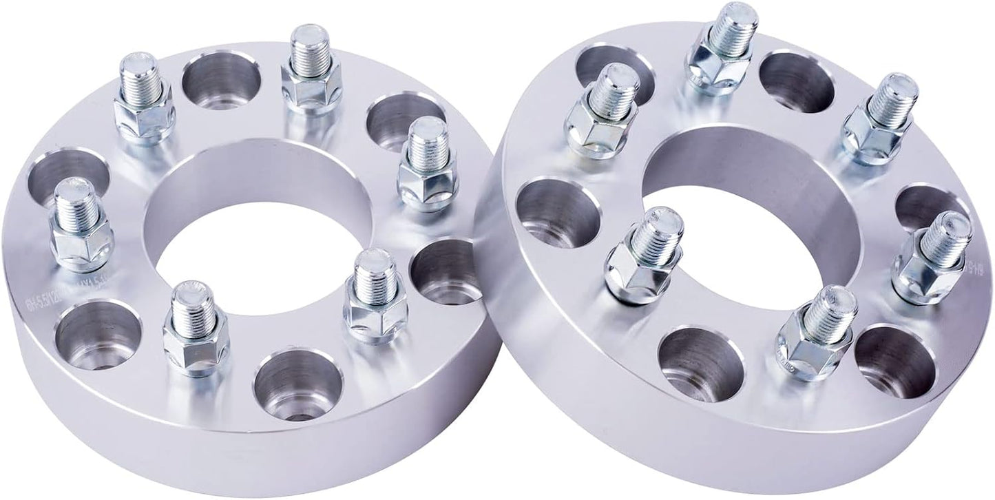 6X5.5 To 6X5.5 Wheel Spacers | Adapters | 1.5" | 14X1.5 Stud Chevy GMC | 6x139.7 | 78.1mm Hub Centric