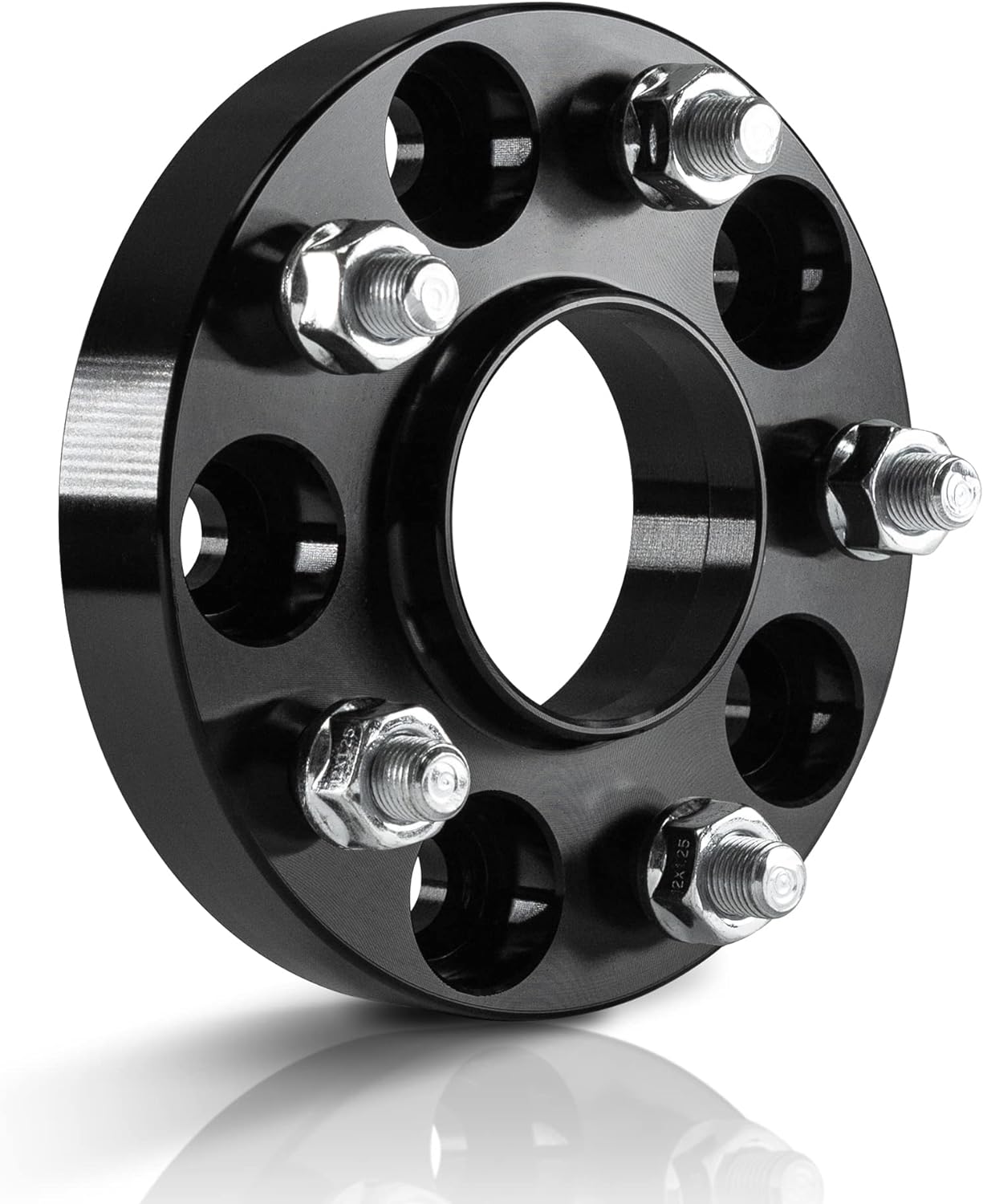 4 6X135 To 6X5.5 Hub Centric Wheel Adapters 1 Inch Thick | 14X1.5 Studs Use Chevy GMC Truck Wheels On Ford Trucks