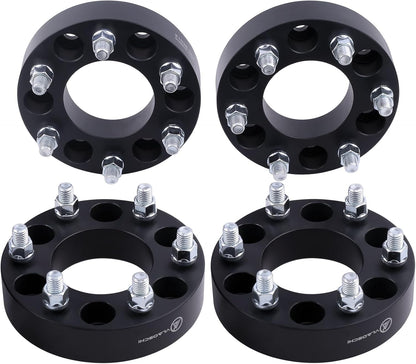 6X5.5 To 6X135 Wheel Adapters 14X1.5 Studs Converts Chevy GMC RAM TOYOTA 6 lug to Ford 6 lug