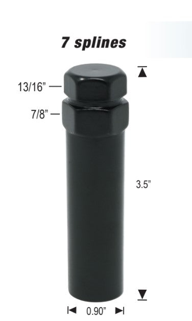 32 tuercas cromadas estriadas de rosca 14 x 2,0 | Orejas de bloqueo antirrobo Ford F-250 F-350 Superduty Excursion
