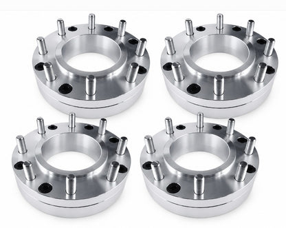 7x150 To 8x170 Hub Centric Wheel Adapters 2 Inch 14x1.5 Studs Fits 7 Lug Ford F-150 HD or F-250 LD Lobo 14x2 lug nuts for installation
