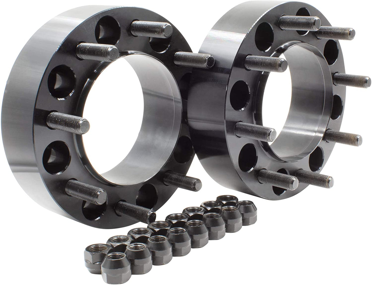 Adaptateurs d'entretoises de roues 8x210, pour Chevy Silverado et GMC Sierra Dually 2011 et plus récent, 2 pouces d'épaisseur, alésage central de 155mm, 14x1, 5
