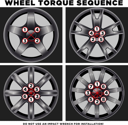 20 TUERCAS NEGRAS 14X1.5 | TUERCAS MOPAR DODGE CHALLENGER CHARGER MAGNUM 5X115