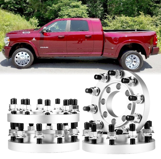 Adaptateurs de roue 8x6,5 à 10x285 de 2 pouces d'épaisseur - Utilisez des semi-roues à 10 écrous sur les camions Chevrolet GMC RAM ! 