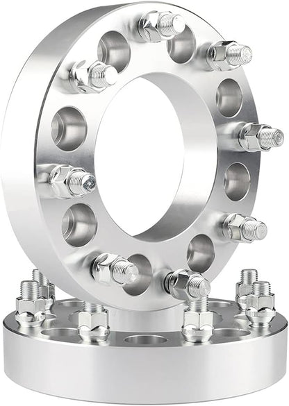 Entretoises d'adaptateurs de roue 8X6,5 à 8X180 | Goujons 14X1,5 de 1,5 pouce ou 38 mm d'épaisseur | 8X165.1 à 8X180 permet les jantes de roues Chevy GMC plus récentes sur les anciens camions Chevy GMC 8 Lug