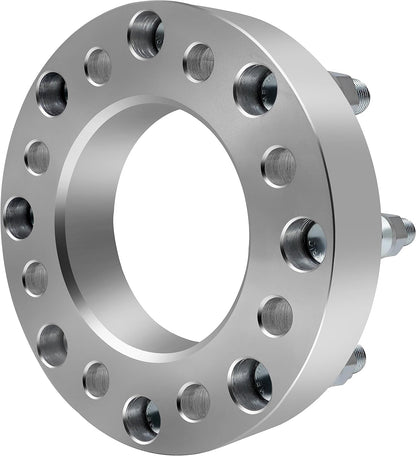 Entretoises d'adaptateurs de roue 8X6,5 à 8X180 | Goujons 14X1,5 de 1,5 pouce ou 38 mm d'épaisseur | 8X165.1 à 8X180 permet les jantes de roues Chevy GMC plus récentes sur les anciens camions Chevy GMC 8 Lug