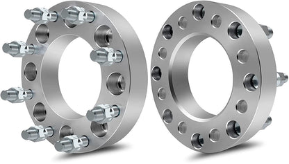 8X180 Wheel Spacers For Chevy Silverado 2500 3500 HD GMC Sierra 14x1.5 Fits All 2011 & up 8 Lug Chevy GMC Trucks