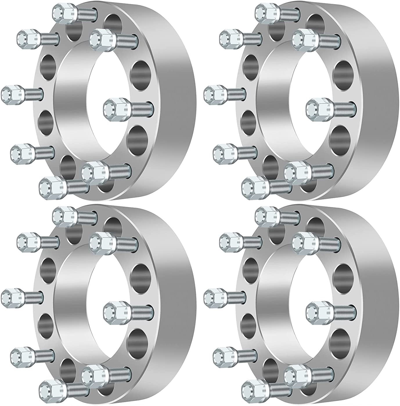8X6.5 To 8X170 Wheel Adapters 2" Inch or 50mm Thick 9/16 Lugs Fits Dodge Ford 4pc