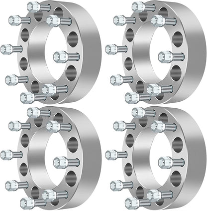 8X6.5 To 8X170 Wheel Adapters 2" Inch or 50mm Thick 9/16 Lugs Fits Dodge Ford 4pc