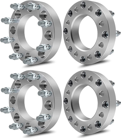 8X180 Wheel Spacers For Chevy Silverado 2500 3500 HD GMC Sierra 14x1.5 Fits All 2011 & up 8 Lug Chevy GMC Trucks