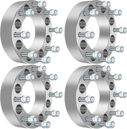 8X6.5 To 8X170 Wheel Adapters 2" Inch or 50mm Thick 9/16 Lugs Fits Dodge Ford 4pc