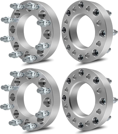 Entretoises d'adaptateurs de roue 8X6,5 à 8X180 | Goujons 14X1,5 de 1,5 pouce ou 38 mm d'épaisseur | 8X165.1 à 8X180 permet les jantes de roues Chevy GMC plus récentes sur les anciens camions Chevy GMC 8 Lug