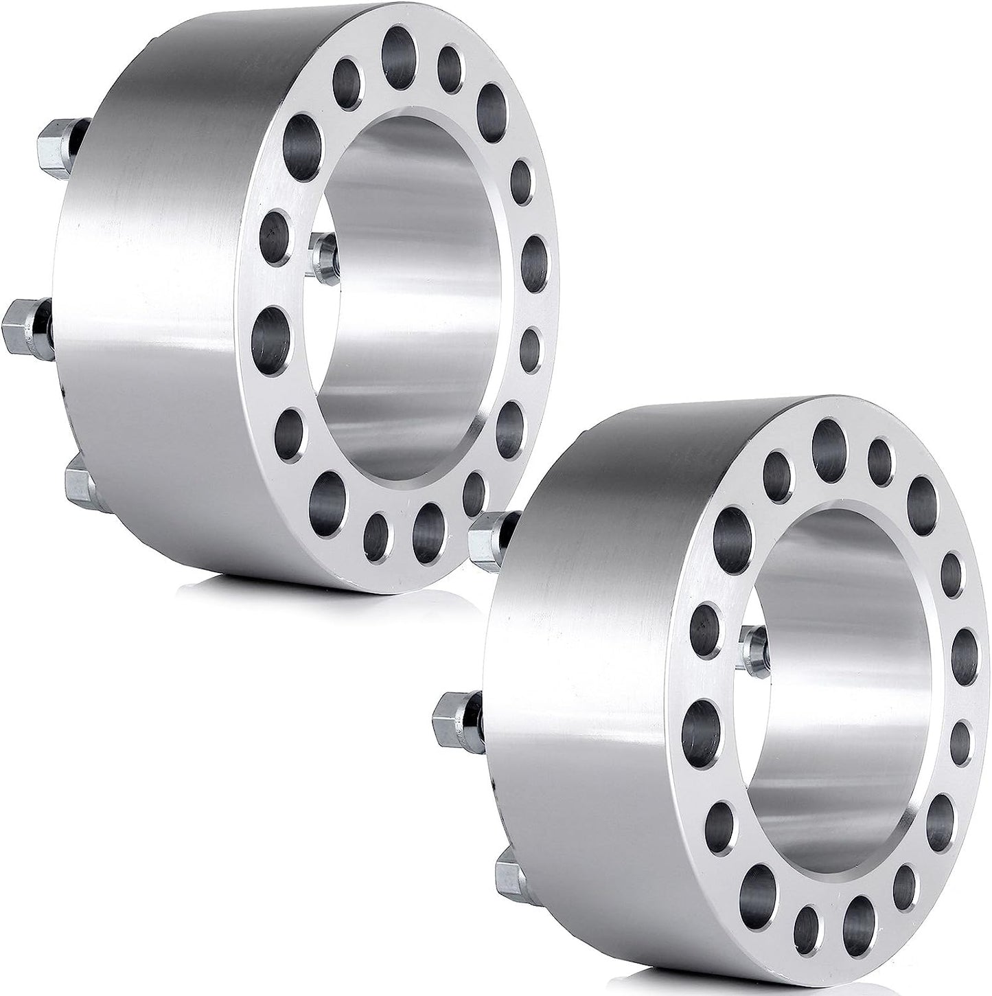 8x200 To 8x170 Wheel Adapters allows Ford F-350 Dually to use F-250 F-350 Super Duty Rims / Wheels 3 Inches Thick 14x1.5 Studs 142mm to 125mm Hubcentic & Wheel Centric