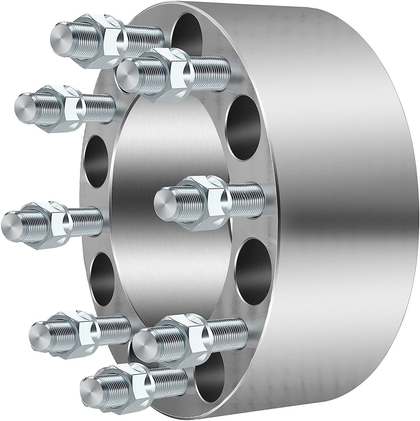 Les adaptateurs de roue centrés sur le moyeu 8x200 à 8x170 permettent au Ford F-350 Dually d'utiliser des jantes/roues Super Duty F-250 F-350 de 3 pouces d'épaisseur, des goujons de 14x1,5 de 142 mm à 125 mm Hubcentic et Wheel Centric