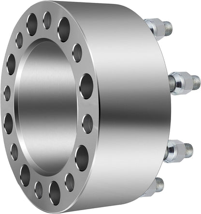 Les adaptateurs de roue centrés sur le moyeu 8x200 à 8x170 permettent au Ford F-350 Dually d'utiliser des jantes/roues Super Duty F-250 F-350 de 3 pouces d'épaisseur, des goujons de 14x1,5 de 142 mm à 125 mm Hubcentic et Wheel Centric