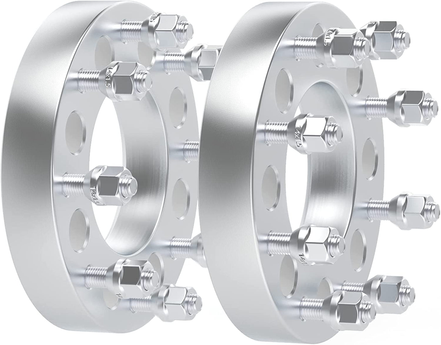 4 Chevy Wheel Spacers Adapters 8X6.5 | 1" Inch |  Fits Most 8 Lug (8X165.1) 14X1.5