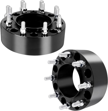 (4) Entretoises de roue 8 x 180 pour Chevy Silverado 2500 3500 HD GMC Sierra 7,6 cm d'épaisseur 14 x 1,5, convient à tous les camions Chevy GMC HD 2011 et plus récents à 8 cosses.