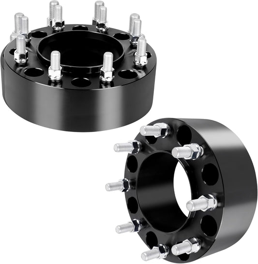 (4) Entretoises de roue 8 x 180 pour Chevy Silverado 2500 3500 HD GMC Sierra 7,6 cm d'épaisseur 14 x 1,5, convient à tous les camions Chevy GMC HD 2011 et plus récents à 8 cosses.