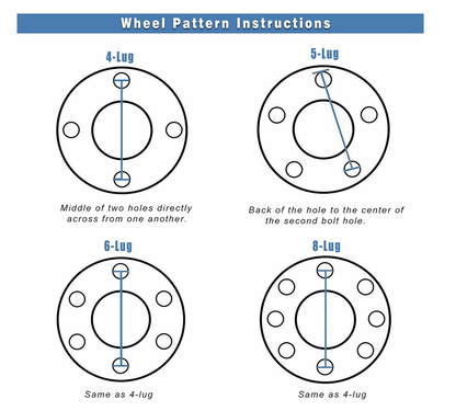 2 ADAPTATEURS D'ENTRETOISES DE ROUES 5X5 À 8X6,5 | METTRE 8 ROUES À COSSES SUR UNE VOITURE À 5 COSSES | 2" POUCES D'ÉPAISSEUR 14X1.5