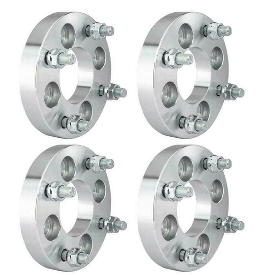 4 Wheel Spacers Adapters | 4X100 To 4 X 100 | 1.25 Thick | 4 Lug | 12X1.5 | 32Mm