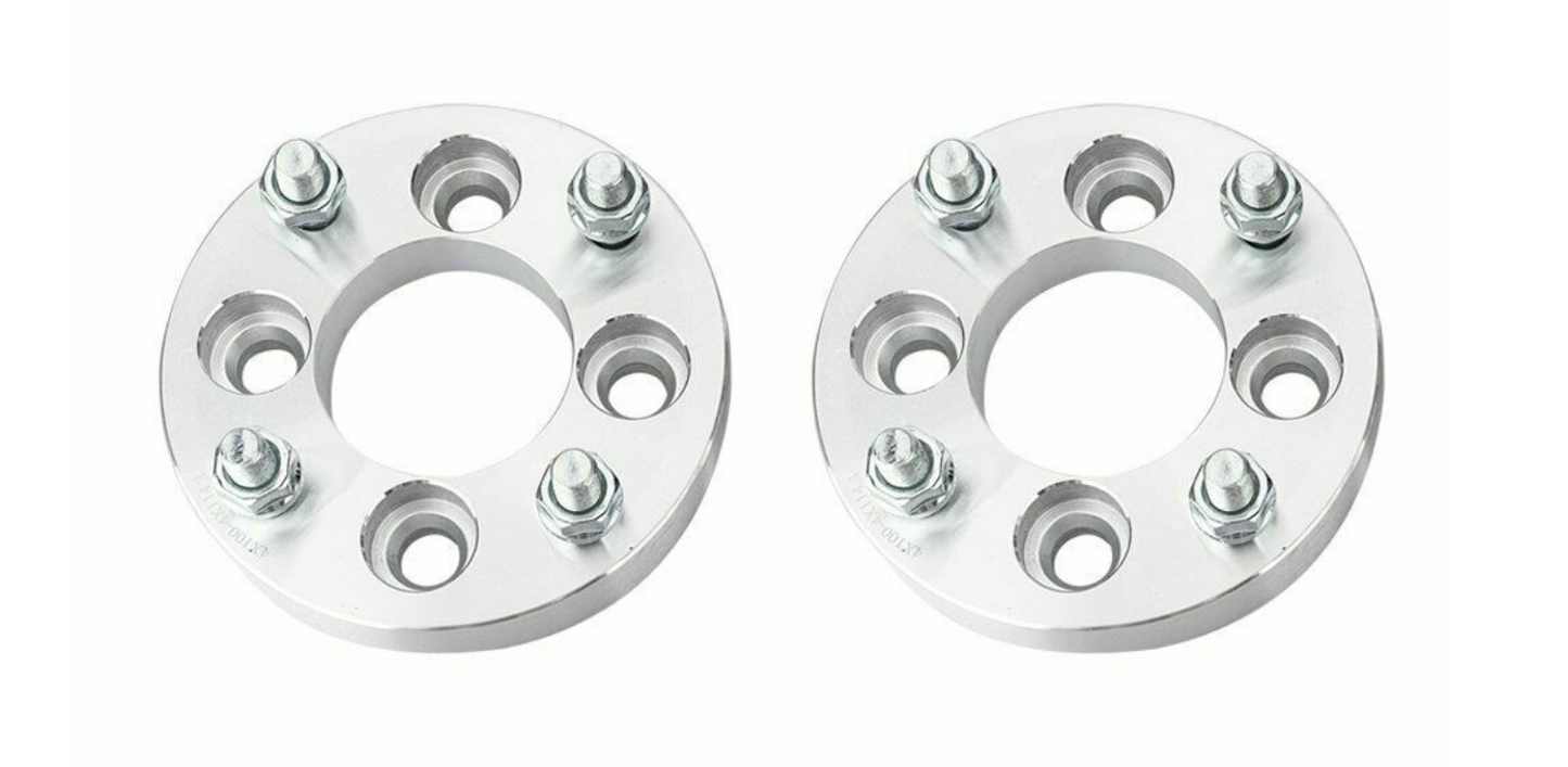 4 Wheel Spacers Adapters | 4X100 To 4 X 100 | 1.25 Thick | 4 Lug | 12X1.5 | 32Mm