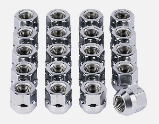 24X OPEN END LUG NUTS 7/16 | INSTALLATION LUG KIT 3/4 HEX | BULGE ACORN OPEN LUGS