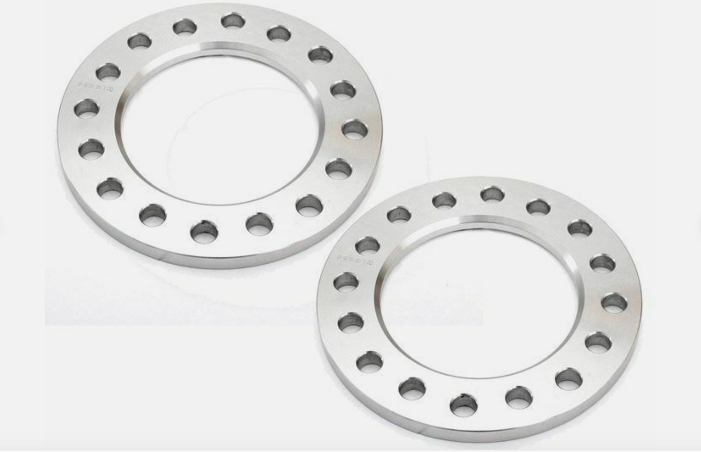 8x200 1/4 Inch Or 6mm Aluminum Wheel Spacers For 2005 & Newer Ford F-350 Dually Trucks