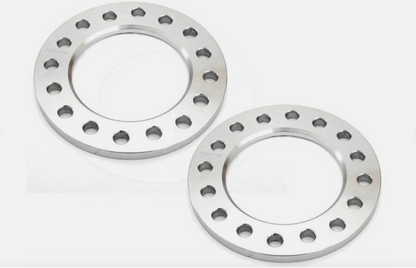 8x200 1/4 Inch Or 6mm Aluminum Wheel Spacers For 2005 & Newer Ford F-350 Dually Trucks