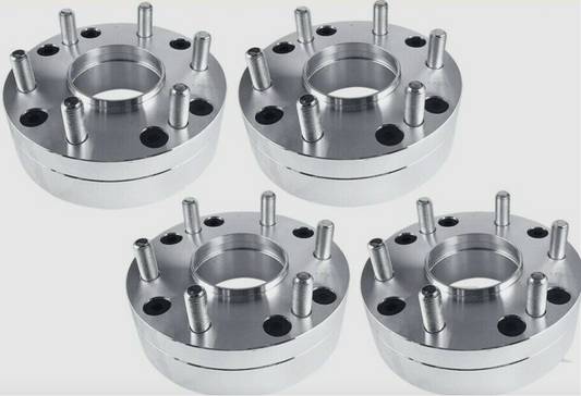 5x150 To 6x135 Hub and Wheel Centric Wheel Adapters 14x1.5 | Use 6 Lug Ford Wheels On 5 Lug Toyota Tundra Trucks | 2 Inch