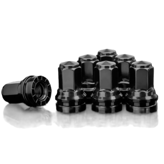 8 Black OEM Lug Nuts fits 2017-2022 Ford F-250 F-350 Super Duty Replaces HCPZ-1012-B & HCPZ-1012-A