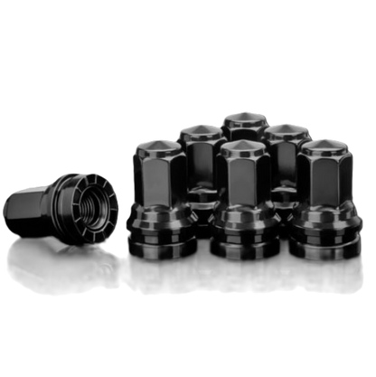 8 Black OEM Lug Nuts fits 2017-2022 Ford F-250 F-350 Super Duty Replaces HCPZ-1012-B & HCPZ-1012-A