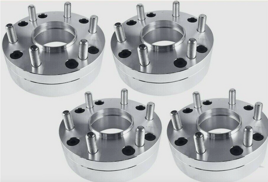 Toyota Tundra Hub Centric Wheel Adapters 5x150 TO 6x5.5 | Use 6 lug Wheels On Toyota Lexus Trucks | 2" Inch Thick | 12x1.5 Studs