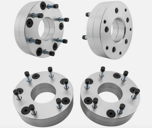 4 ADAPTADORES DE RUEDAS 5x4,5 A 6x5,5 | UTILICE RUEDAS DE 6 LUG EN UN COCHE DE 5 LUG | 2" PULGADAS DE GROSOR | 12x1.5