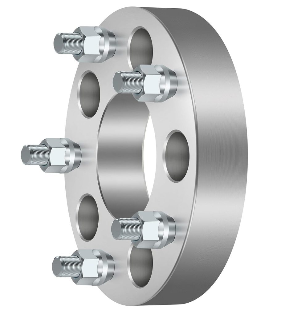 2 adaptateurs de roue 5x5 ou 5x127 à 5x5,5 ou 5x139,7 1 pouce d'épaisseur 1/2x20