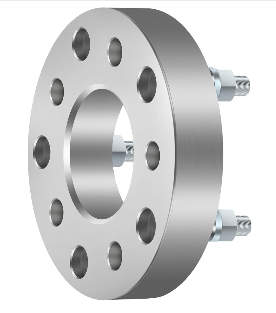 2 adaptateurs de roue 5x5 ou 5x127 à 5x5,5 ou 5x139,7 1 pouce d'épaisseur 1/2x20