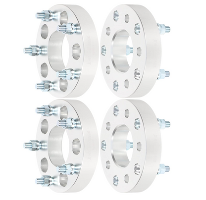 4 adaptateurs de roue 5x5 ou 5x127 à 5x5,5 ou 5x139,7 1,25 pouces d'épaisseur 32 mm 1/2 goujons