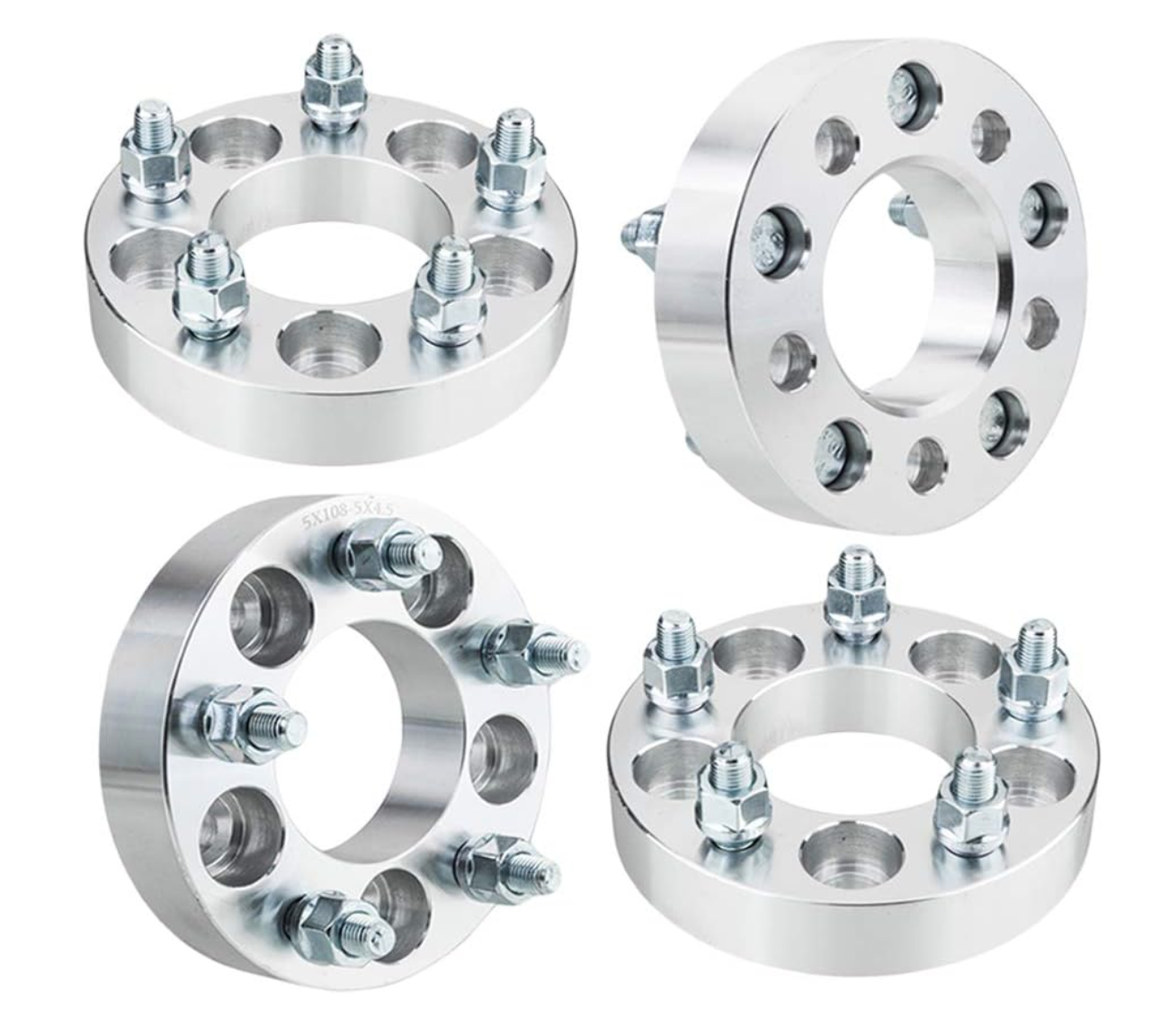 Entretoises de roue centrées sur le moyeu Dodge 5X5,5, également appelées 5x139,7 14x1,5 goujons, alésage central de 77,8 mm | Pour Dodge Ram 1500 2012-2019.