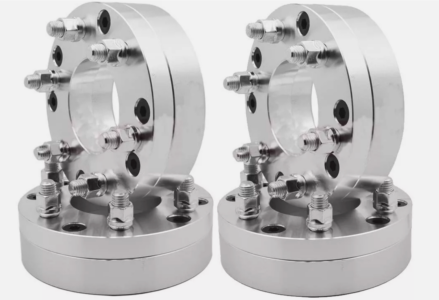 8x180 To 6x5.5 Wheel Adapter Spacers | 2 Inch Thick 14x1.5 Studs Use Chevy GMC Wheels On 8 Lug 2500 3500 Trucks!