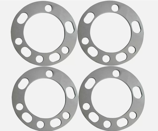 ESPACIADORES DE RUEDA UNIVERSALES DE 5 LUG DE 1/2 PULGADA PARA 5X4.5, 5X114.3, 5X5, 5X127, 5X108