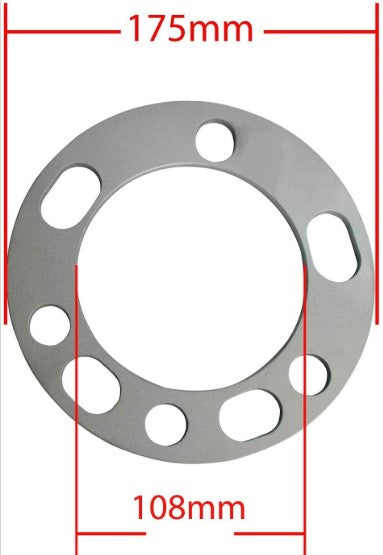 5 Lug 6 Lug UNIVERSAL Wheel Spacers 1/2 Inch Thick For 5x135, 5x5.5, 5x139.7, 6x135, 6x5.5, 6x139.7 Hubs