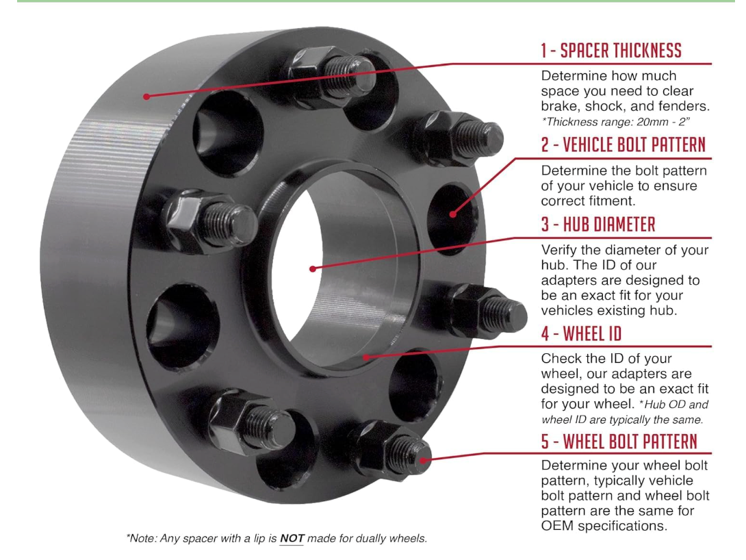 2 ENTRETOISES DE ROUES 6X135 2 POUCES CENTRÉES SUR MOYEU FORD RAPTOR F150 EXPEDITION NAVIGATOR